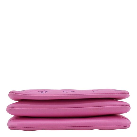 Louis Vuitton  Coussin Pochette Monogram Embossed Leather Crossbody Bag Pink - Picture 9 of 11